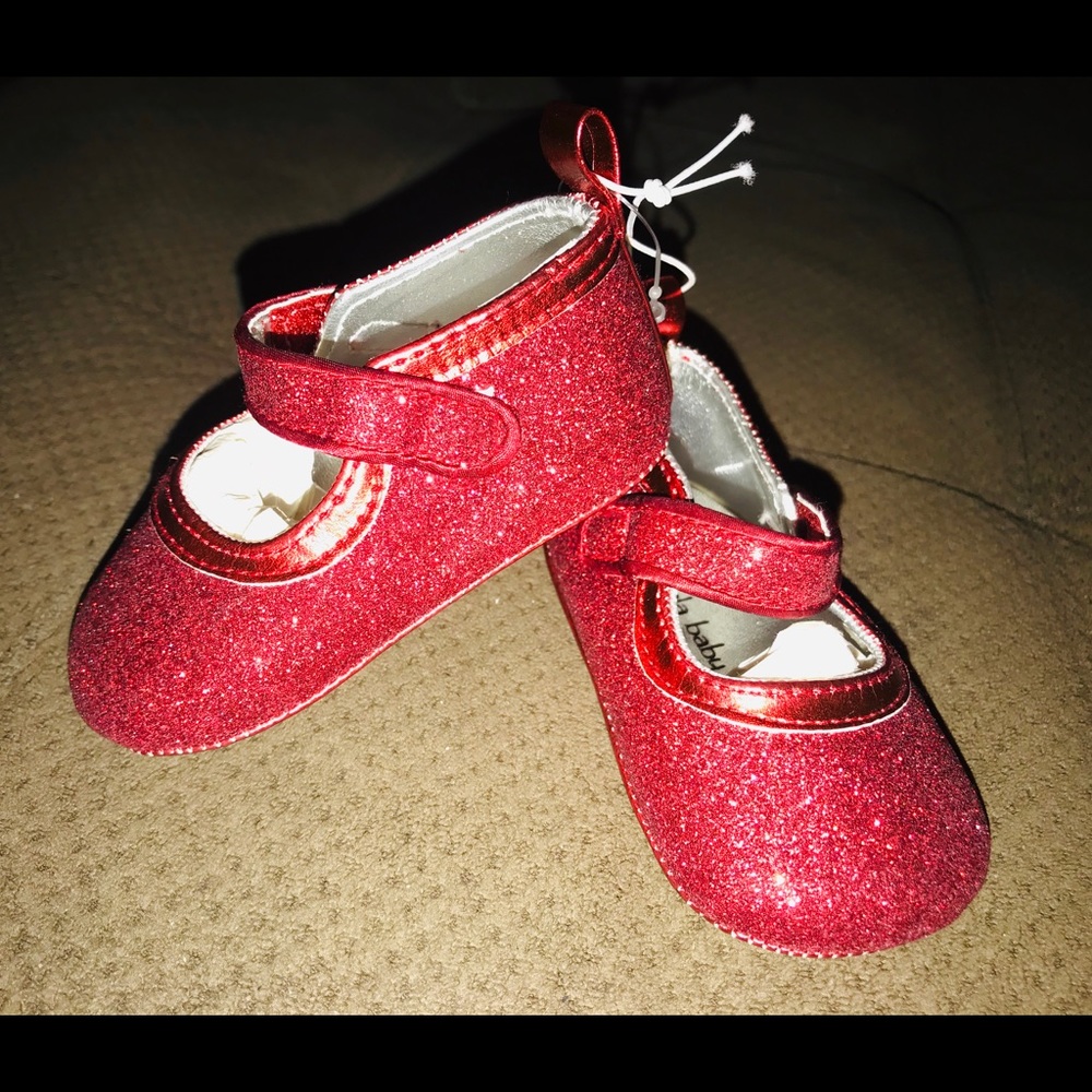 🆕Koala Baby Girl’s Red Slip on Dress Shoes Size 2 - Picture 8 of 8